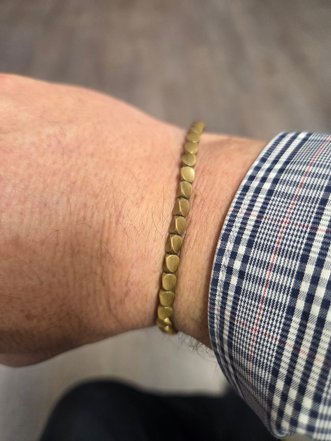 Customer photo review of Tibetisches Kupfer Glücksarmband