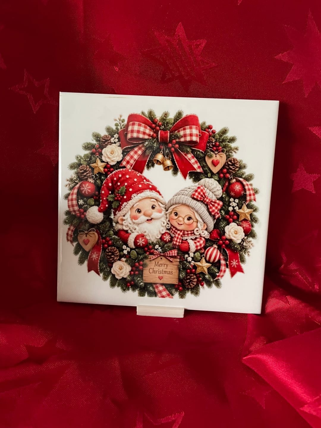 Customer photo review of Sublimatie tegel 15x15 cm wit glans – keramiek A+ kwaliteit