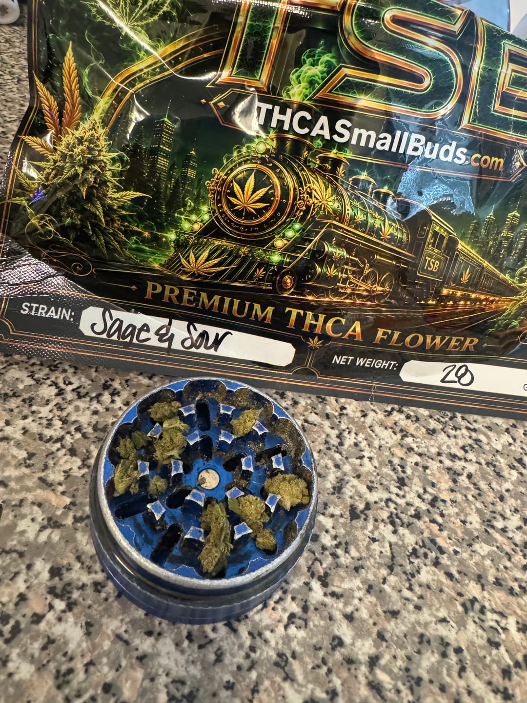 Customer photo review of Cheap THCA Smalls Ounce