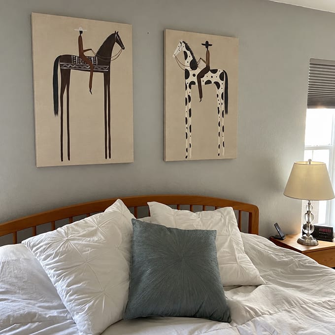 Customer photo review of Vintage Americana Art Set of 2 #VA013