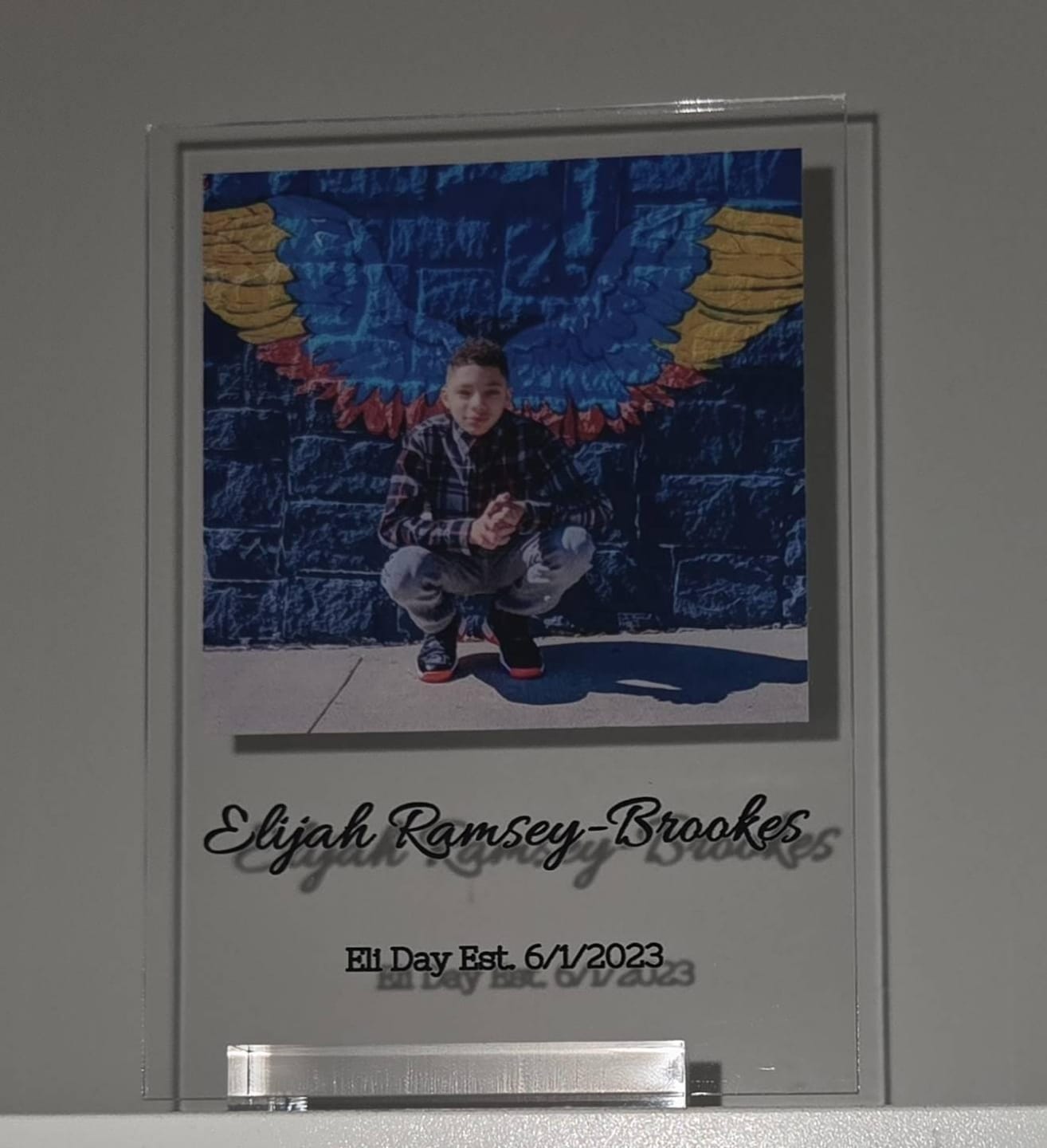 Customer photo review of Photo Collage Plaque