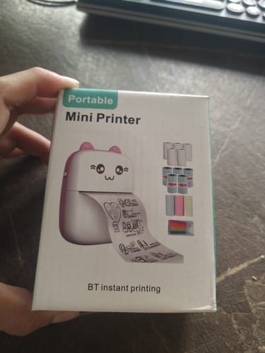 Customer photo review of PP03 Color Mini Photo Printer | MT53 Pocket Photo Color Printer
