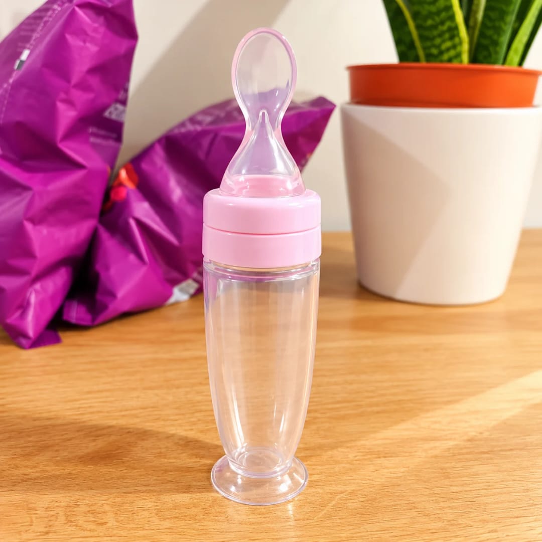 Customer photo review of Cuchara Dosificadora de Silicona para Bebé
