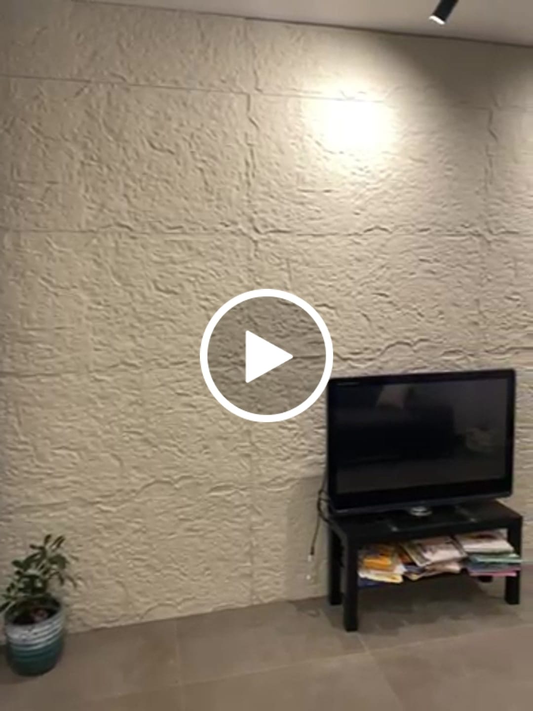 Customer video review of Pannelli in Pietra 3D 120x60x1,6 cm