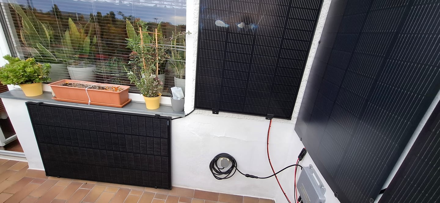 Customer photo review of Ray 200W Solarmodul Komplett Schwarz