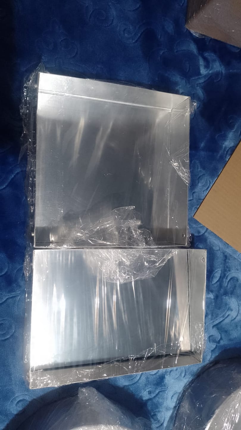 Customer photo review of Moldes rectangular desmontables aluminio