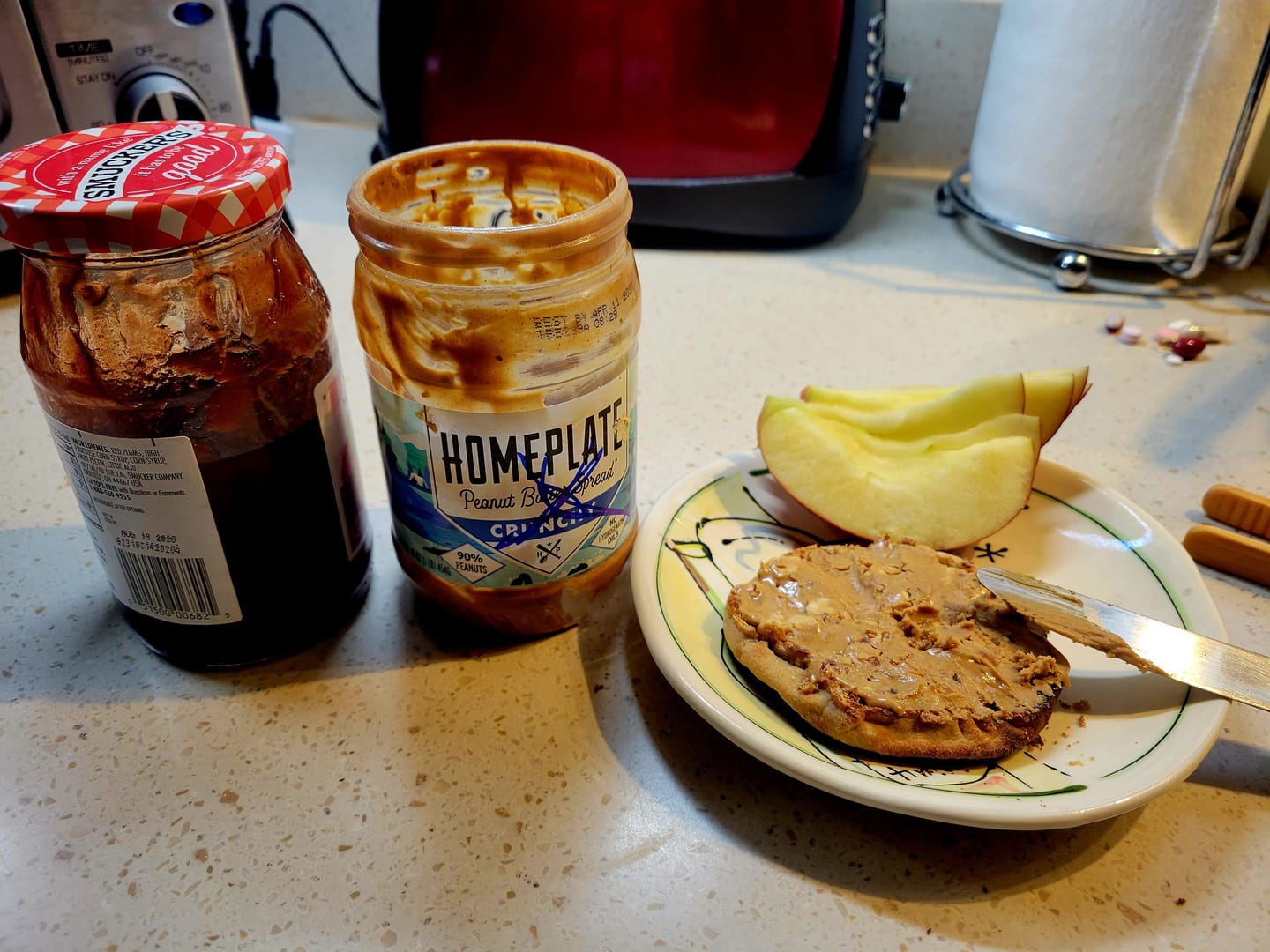 Customer photo review of Crunchy Peanut Butter (3 pack)