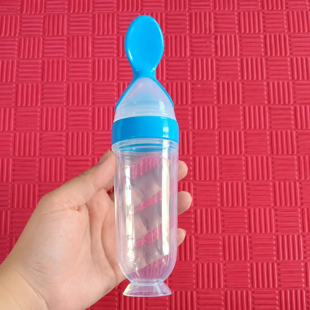 Customer photo review of Cuchara Dosificadora de Silicona para Bebé