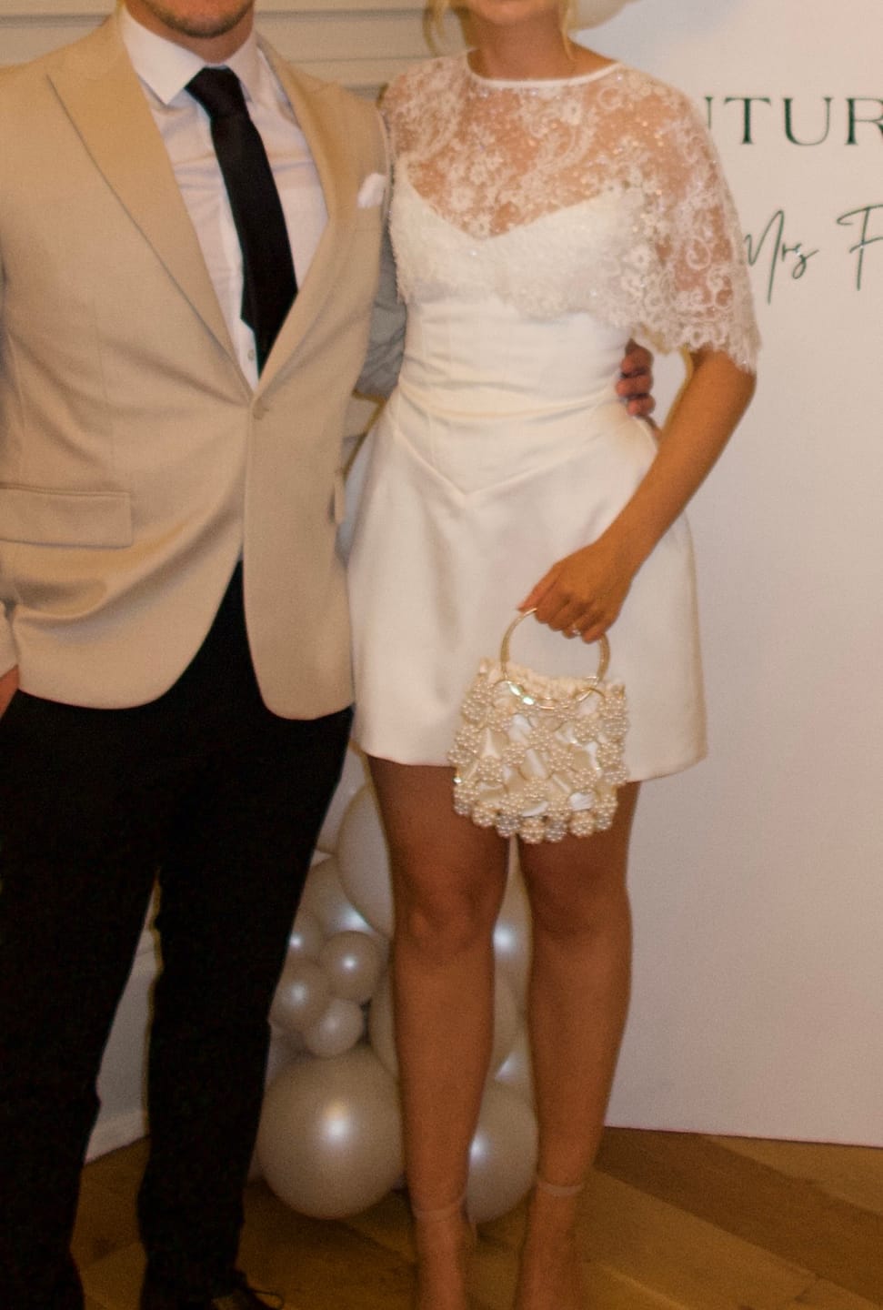 Customer photo review of FLORENCE LACE CAPE