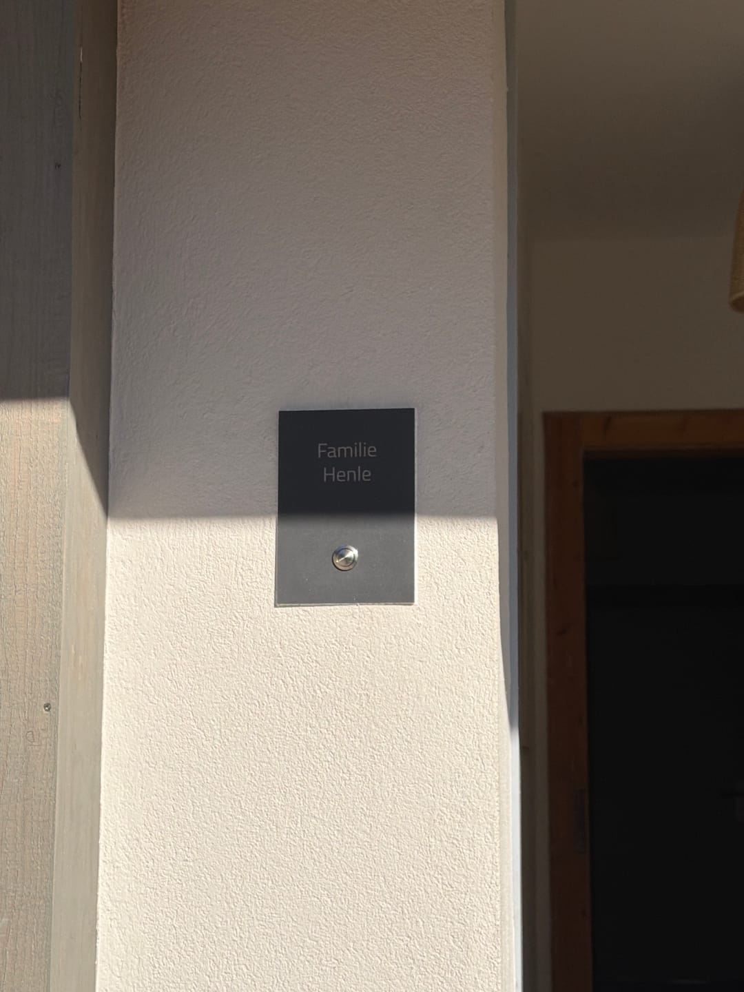 Customer photo review of Türklingel Trier 17 × 12 cm – V2A, Gravur & UV-Druck