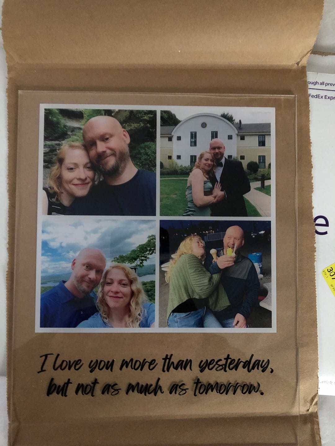 Customer photo review of Photo Collage Plaque