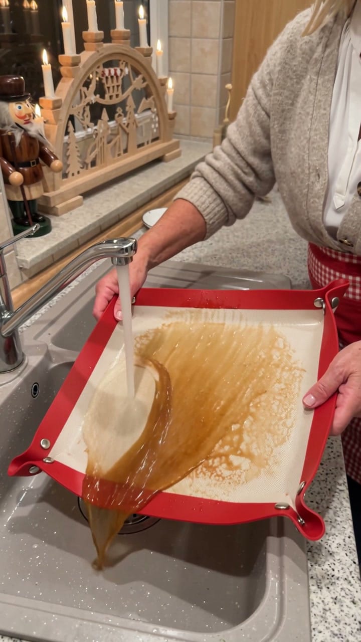 Customer photo review of Silikon-Backmatte, die zur Backschale wird