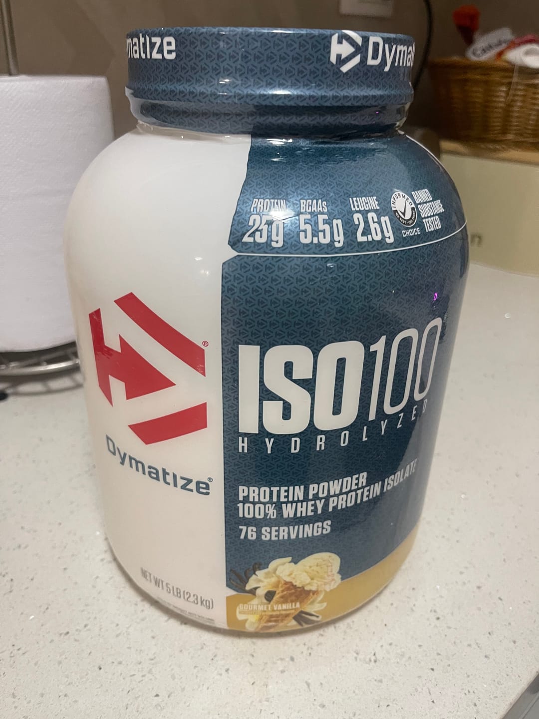 Customer photo review of ISO 100 Dymatize Proteína Hidrolizada y Aislada