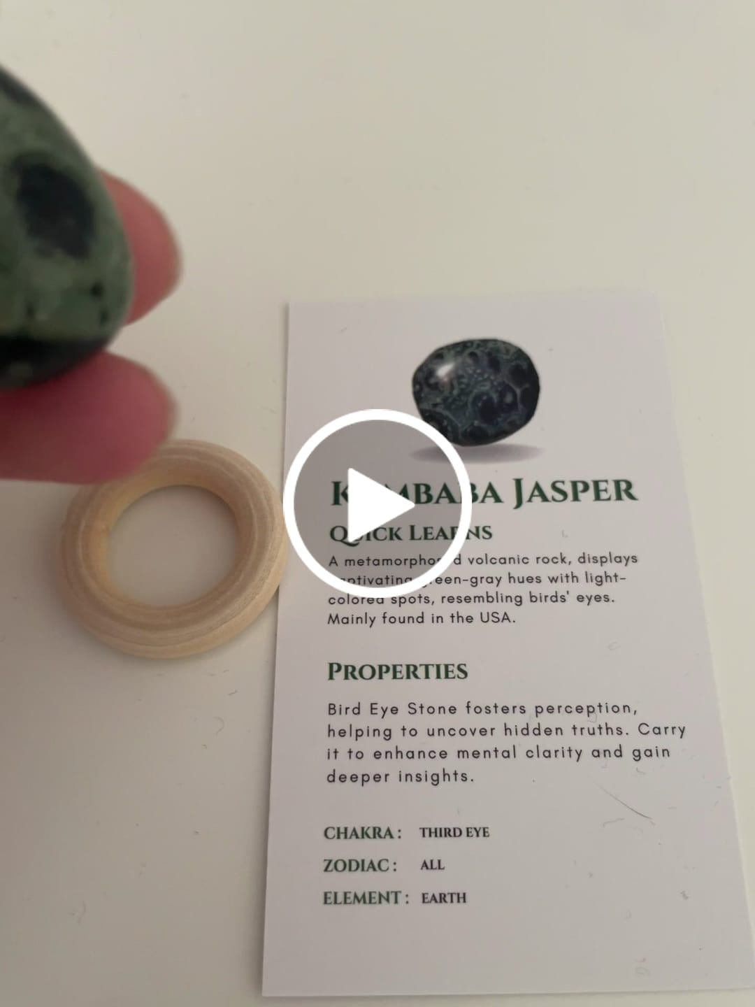 Customer video review of Crystal Mini Egg