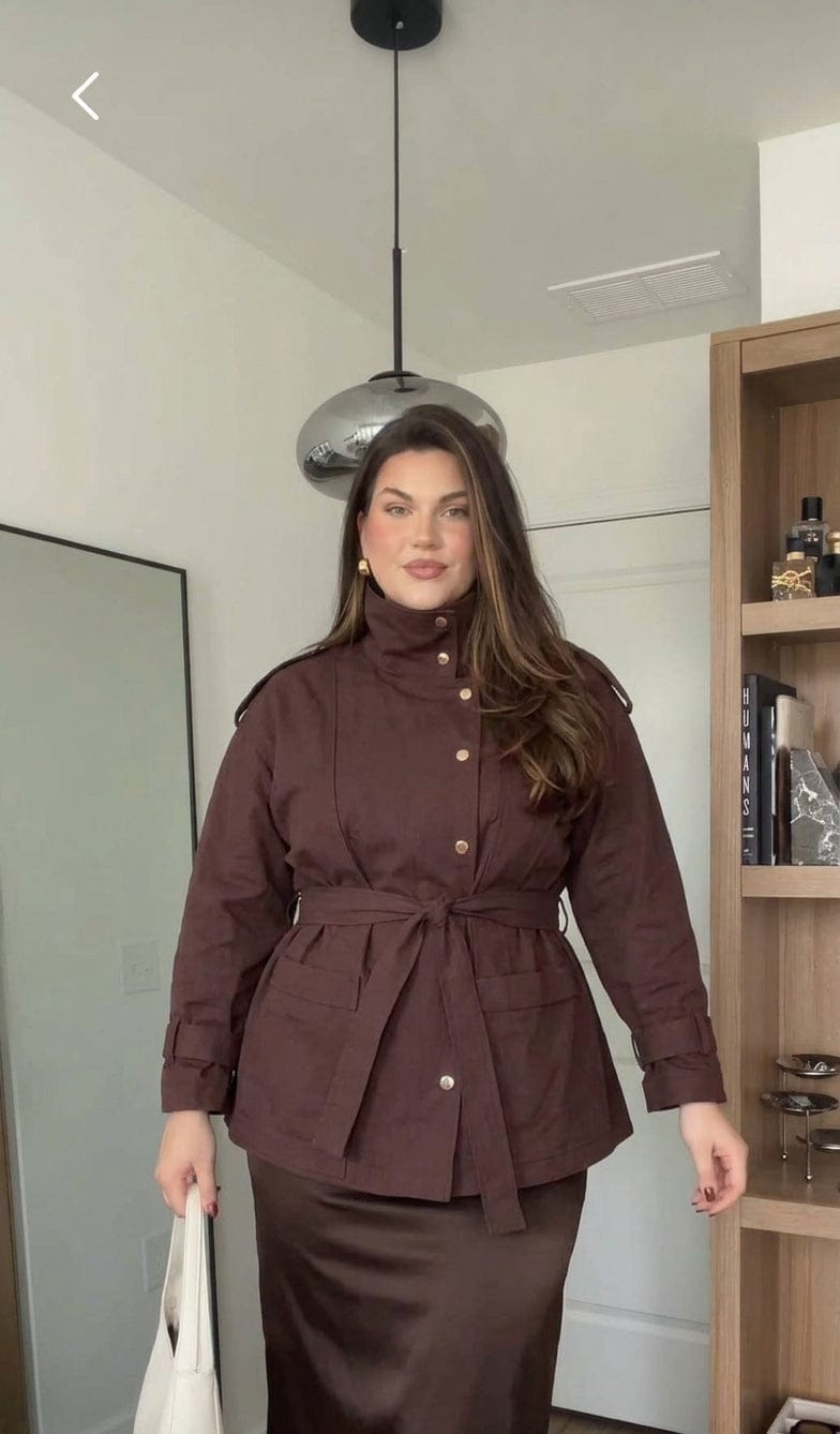 Customer photo review of Patch-Pocket Windbreaker Jacket with Belt