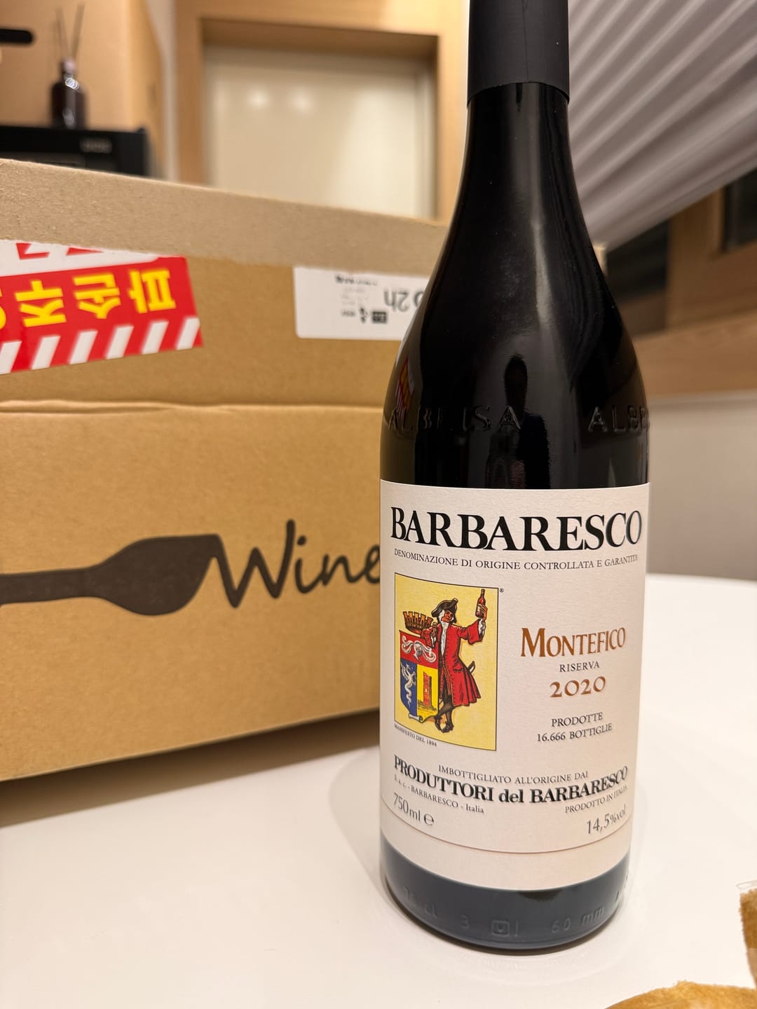 Customer photo review of Produttori del Barbaresco Riserva Montefico 2020