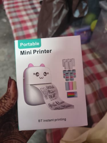 Customer photo review of PP03 Color Mini Photo Printer | MT53 Pocket Photo Color Printer