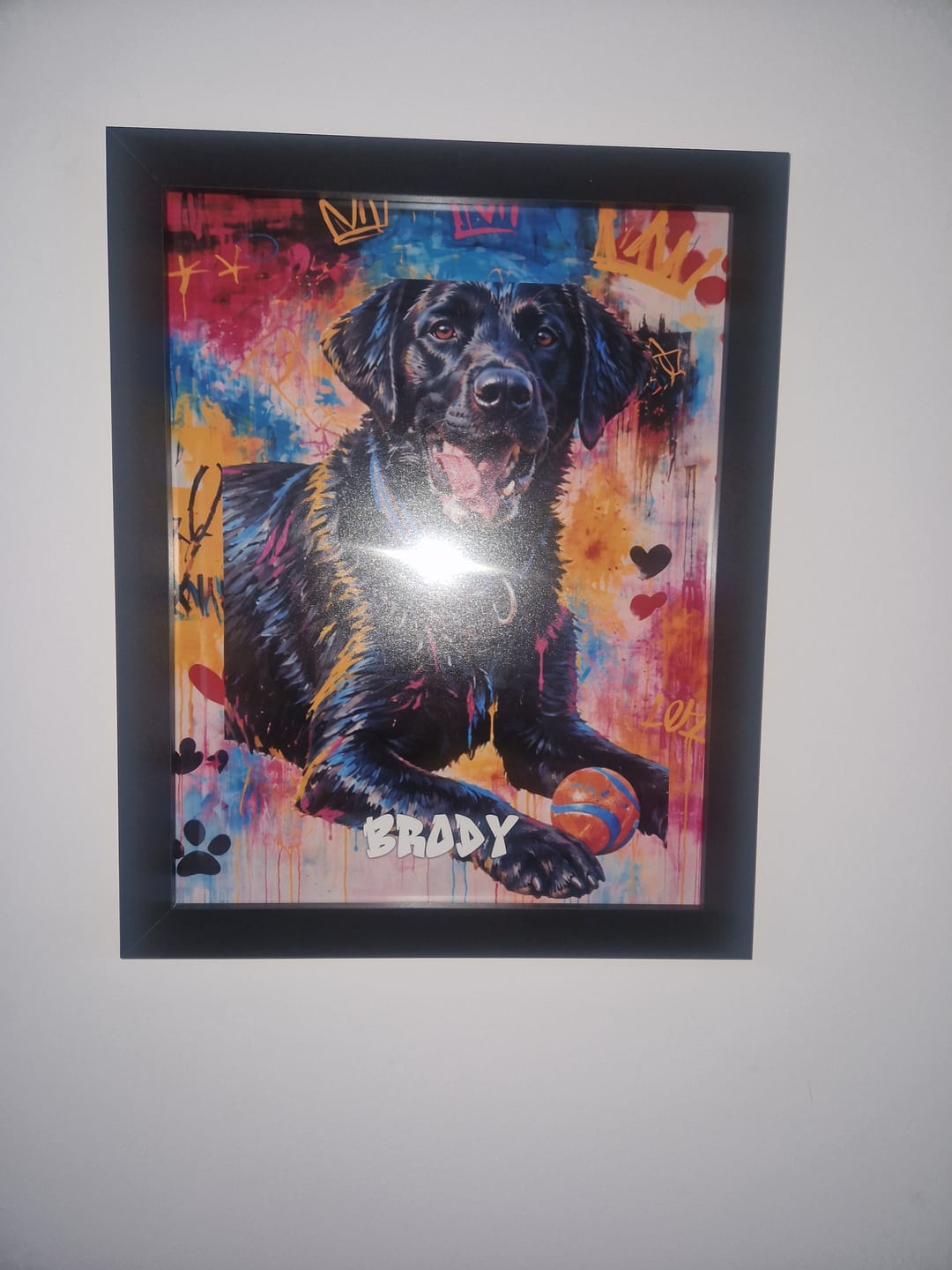 Customer photo review of Personalised Poster - Graffiti