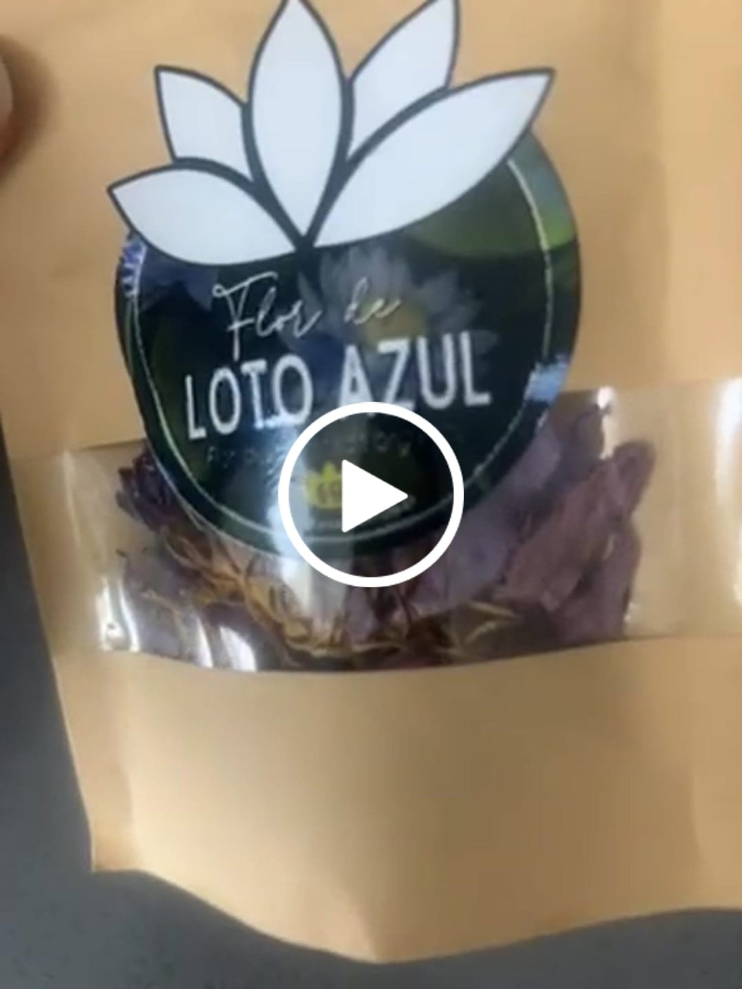Customer video review of Flor de loto azul