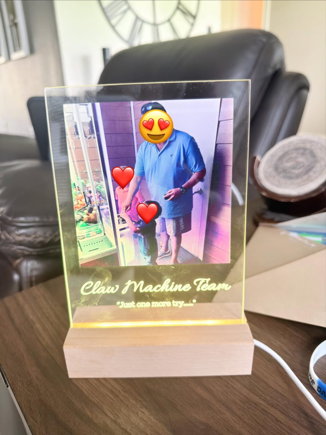 Customer photo review of Photo Collage Plaque