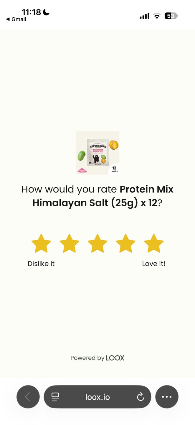 Customer photo review of Protein Mix Himalayan Salt (25g) x 12