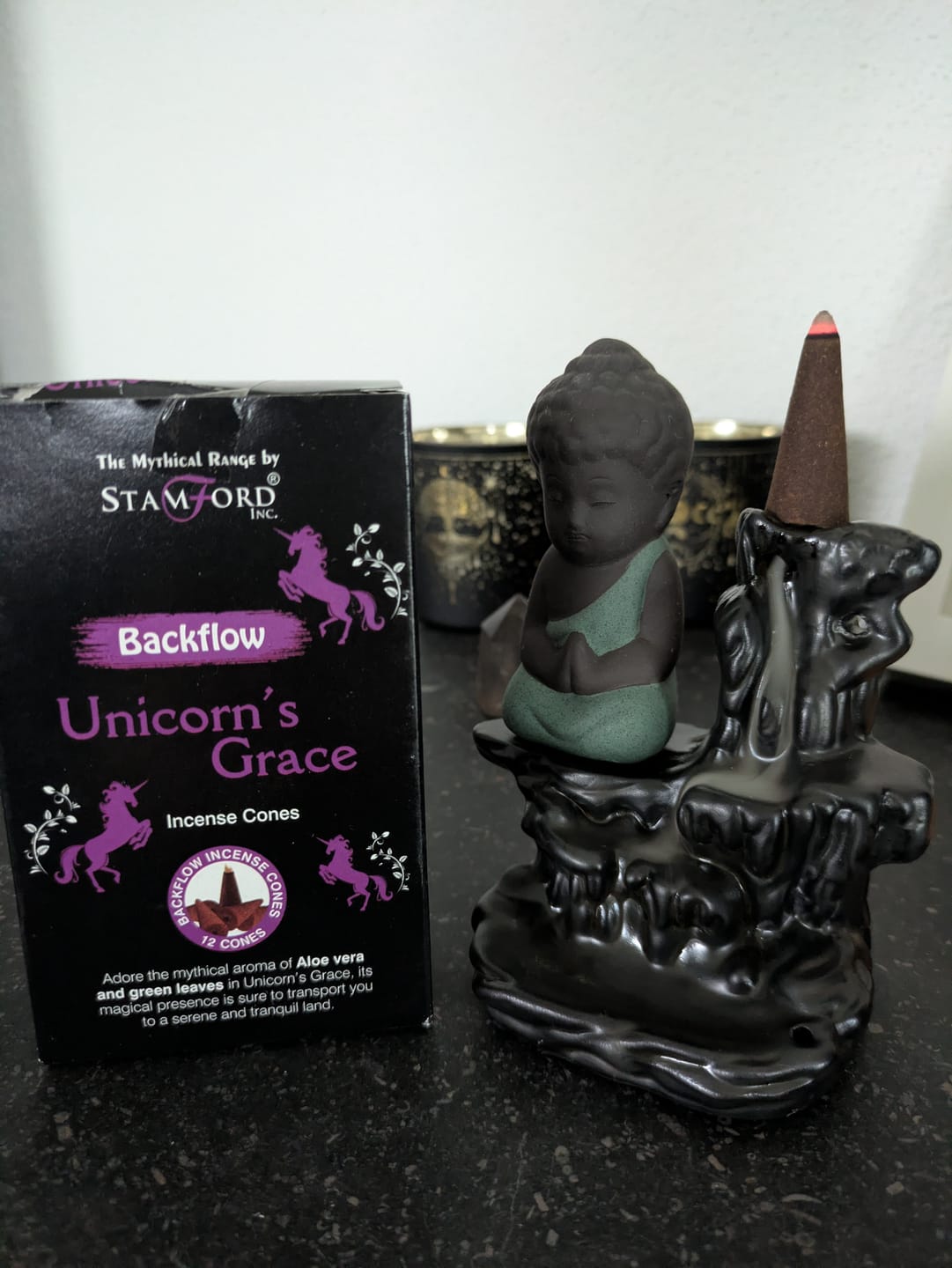 Customer photo review of Rückfluss-Räucherkegel – Fantasy Backflow Duftkegel