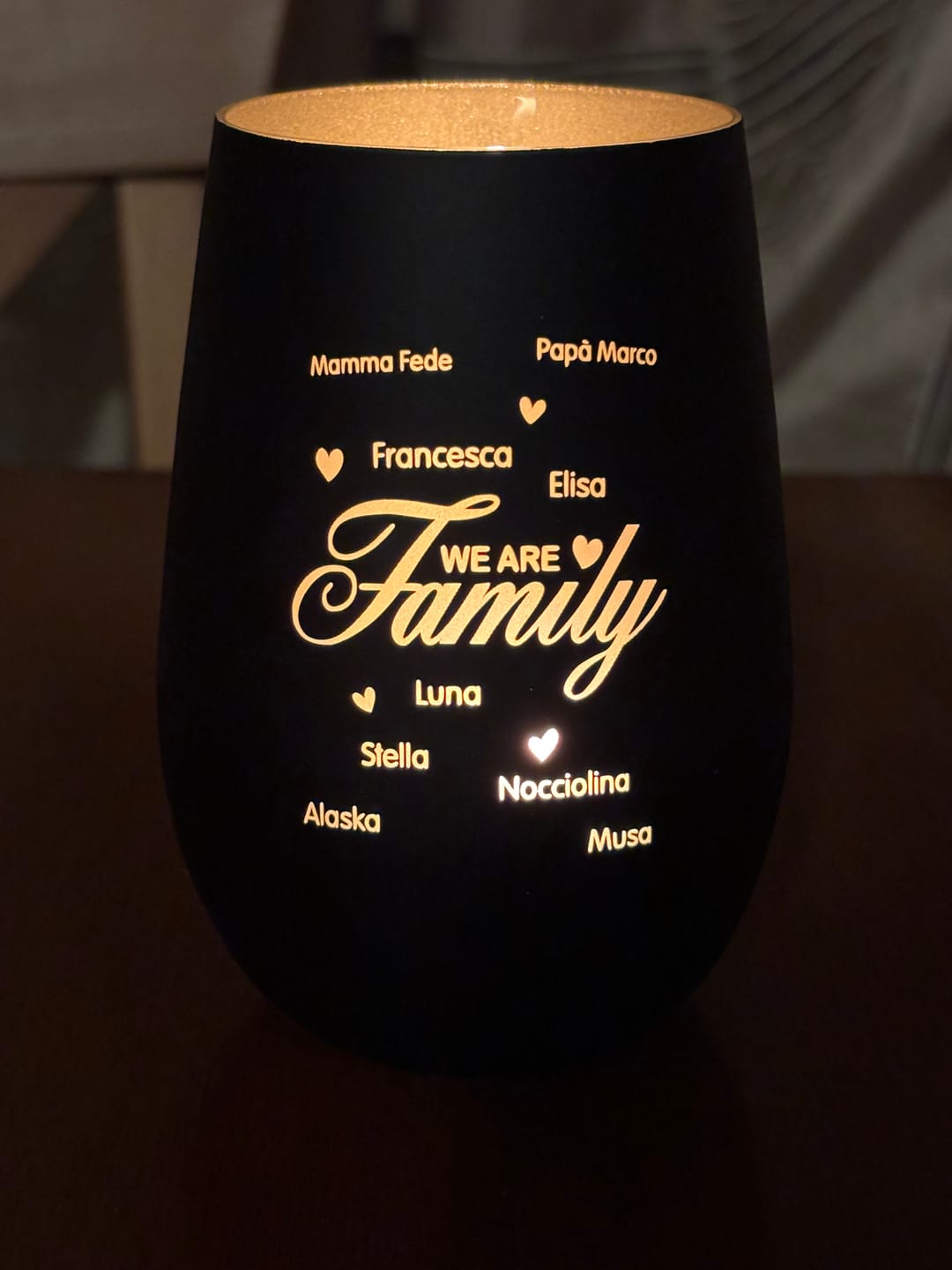 Customer photo review of We are Family - Lanterna per famiglia