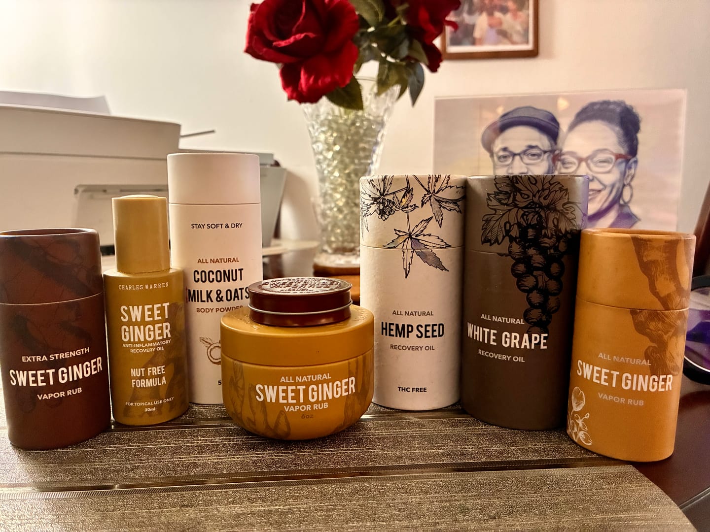 Customer photo review of Extra Strength Sweet Ginger Vapor Rub Stick
