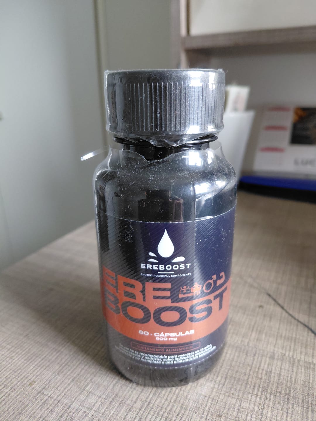 Customer photo review of EREBOOST | 60 Cápsulas