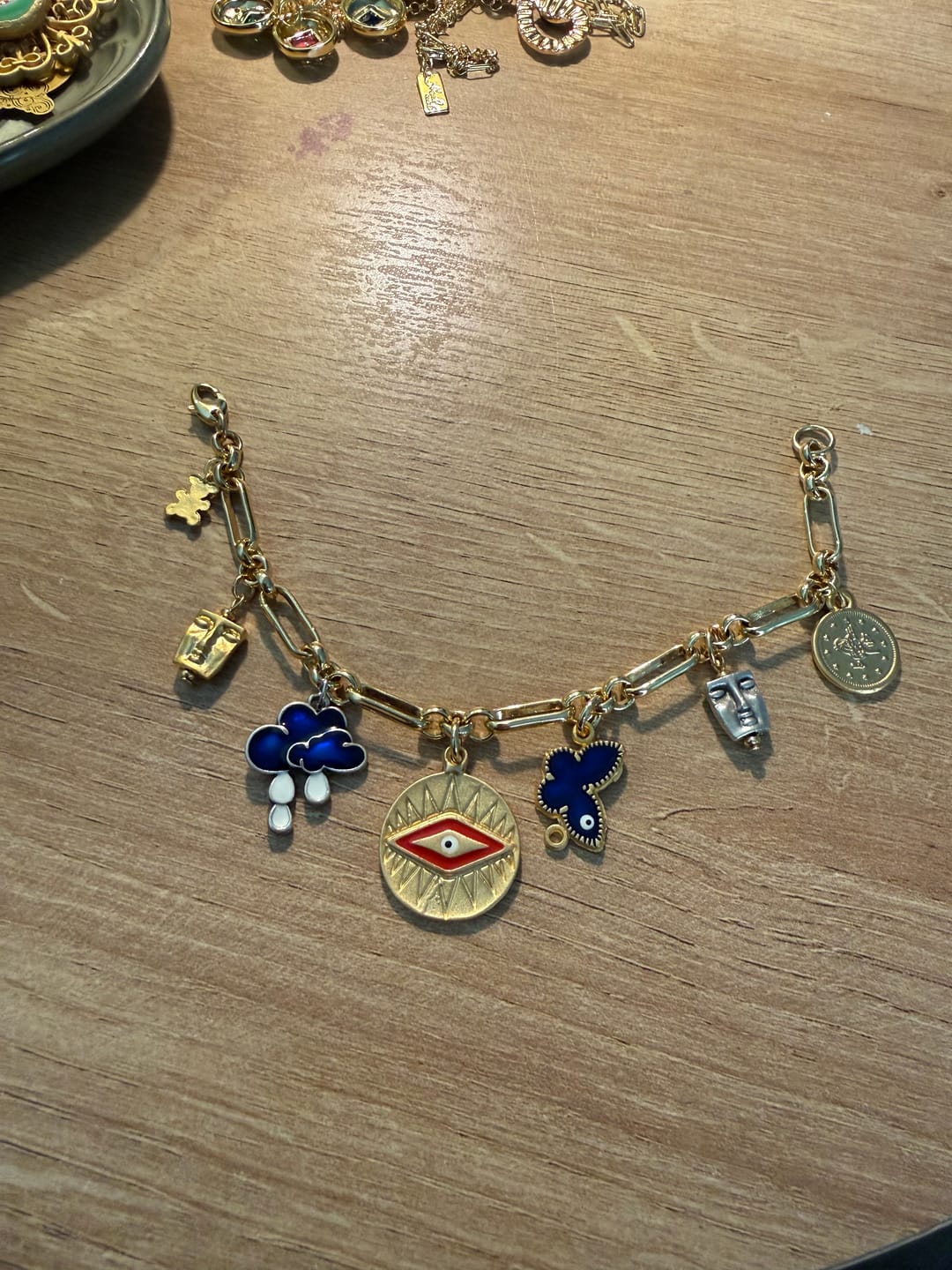 Customer photo review of Turkish Lucky Mini Coin Charm
