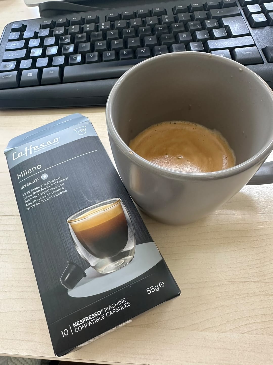 Customer photo review of 100 Cápsulas De Café Milano