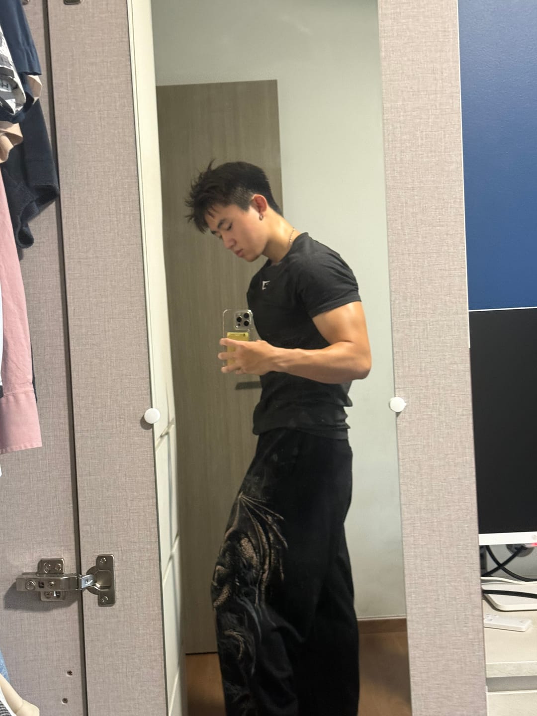 Customer photo review of Draconian Metallic Uncuffed Cargos [WITHER]