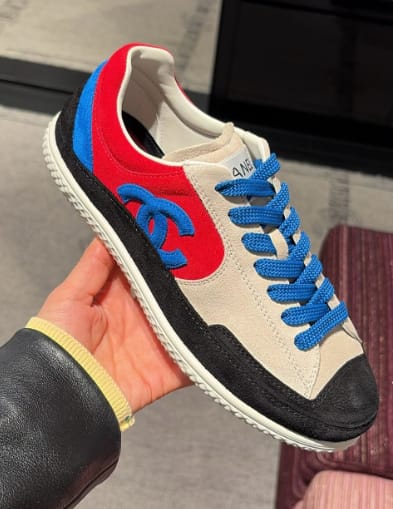 Customer photo review of Chanel 2026 Coco Neige Sneakers Suede 197191