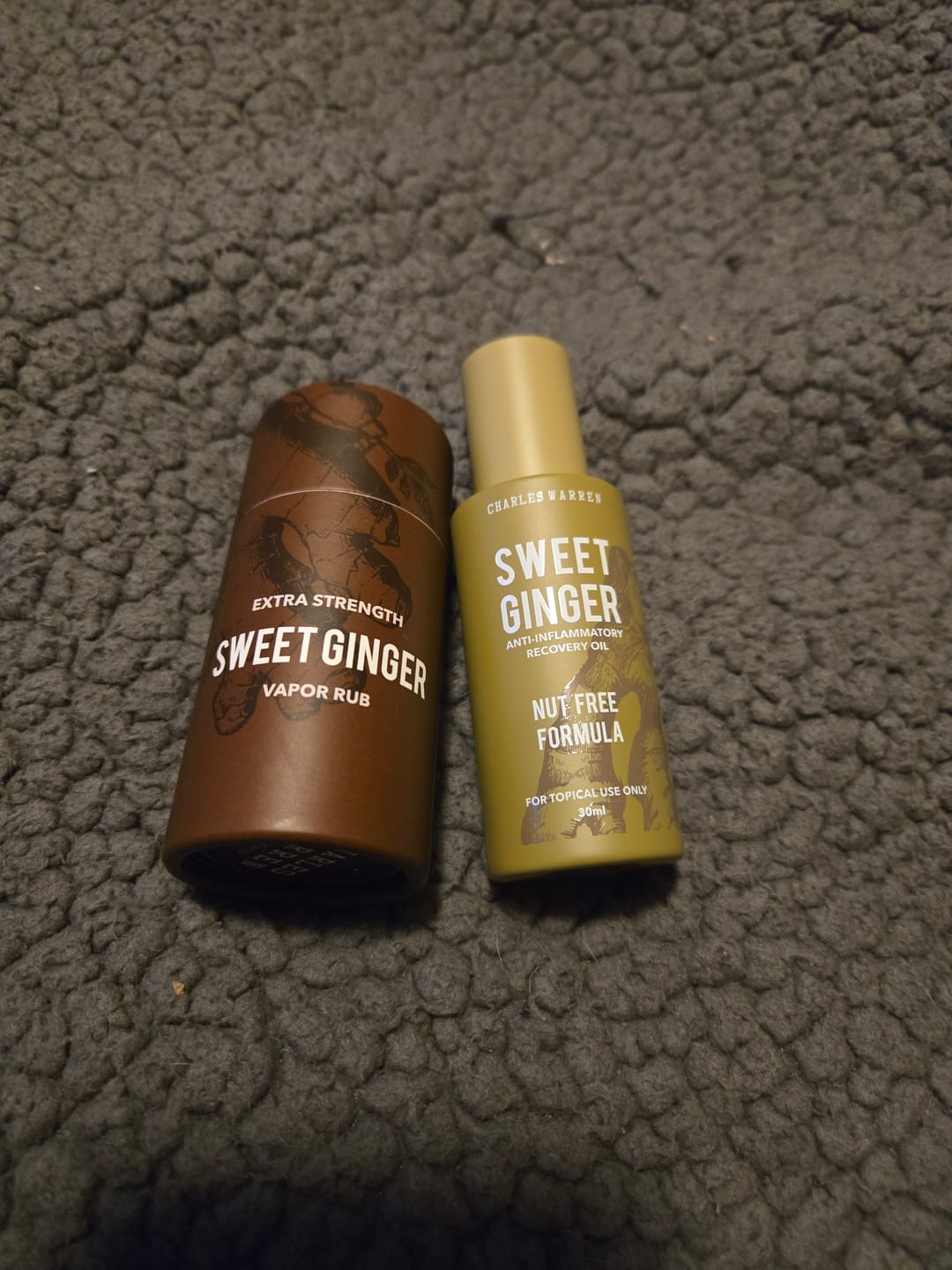 Customer photo review of Extra Strength Sweet Ginger Vapor Rub Stick