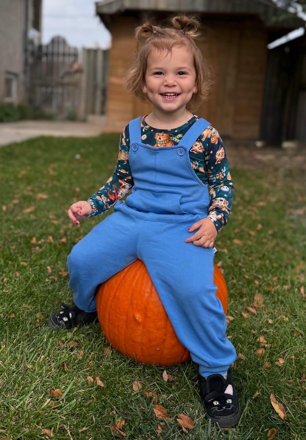 Customer photo review of Out Of The Blue Kids Overalls