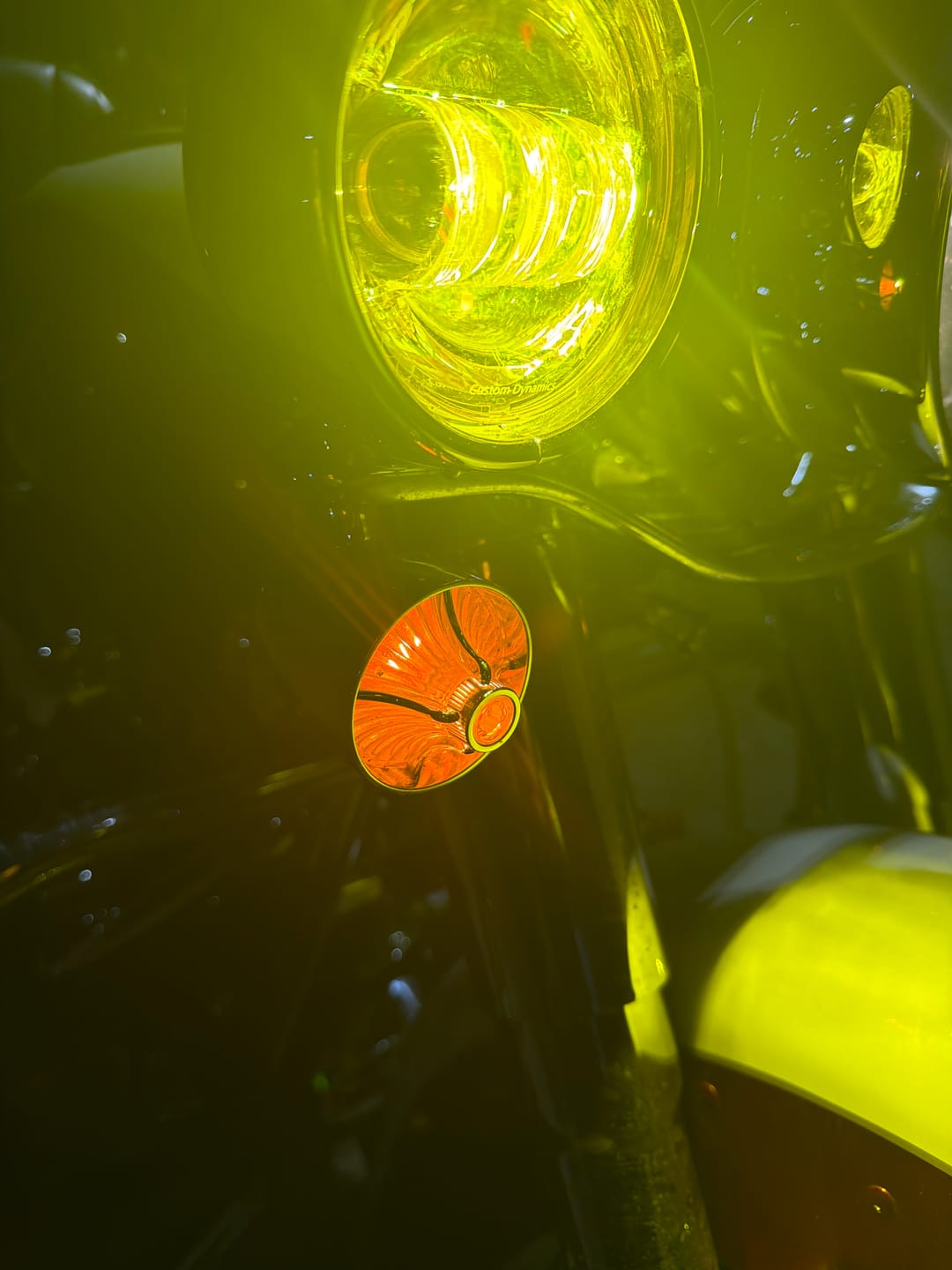 Customer photo review of Harley Davidson Turn Signal Lenses - Clip in Style