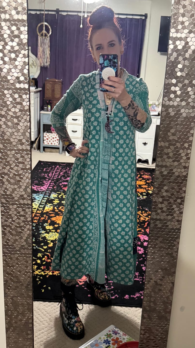 Customer photo review of Selene Kantha Dress XS (001)