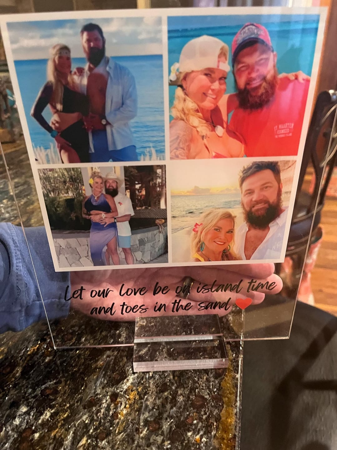 Customer photo review of Photo Collage Plaque