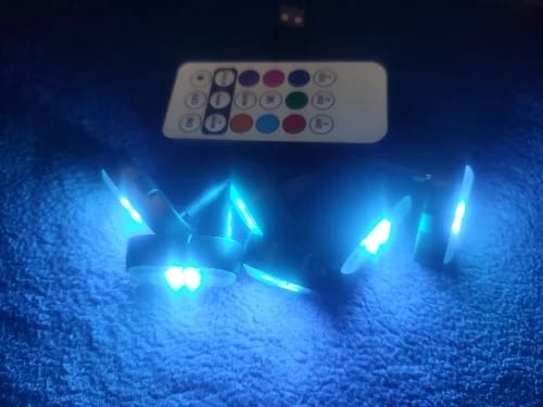 Customer photo review of Luces LED de Ambiente para Coche sin Cables
