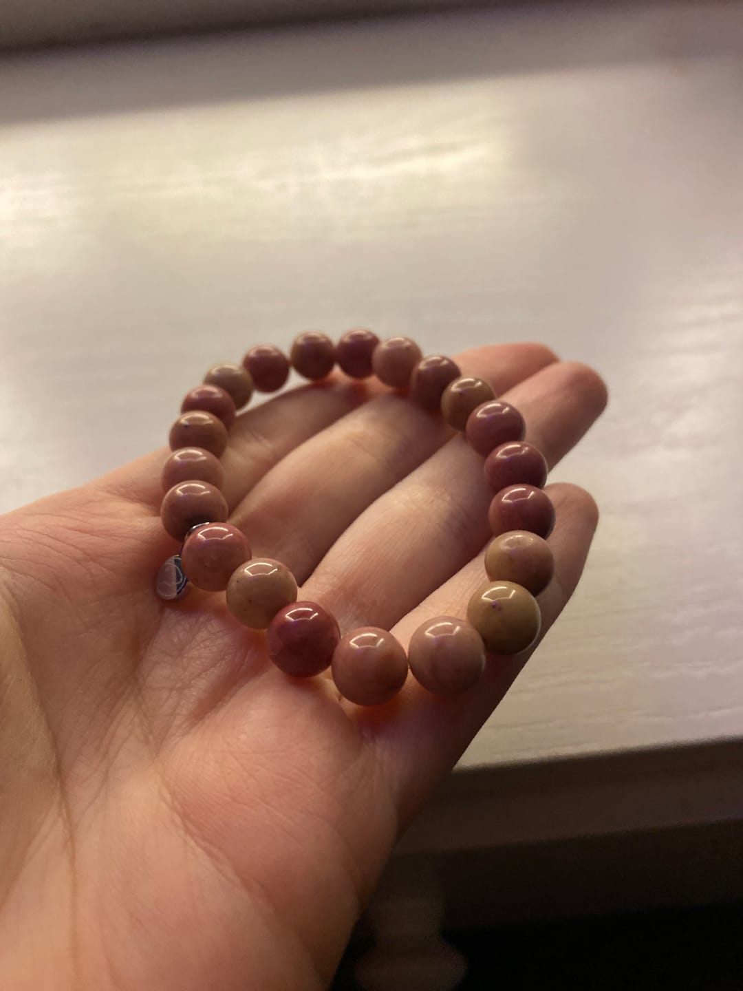 Customer photo review of Rhodonite Bracelet