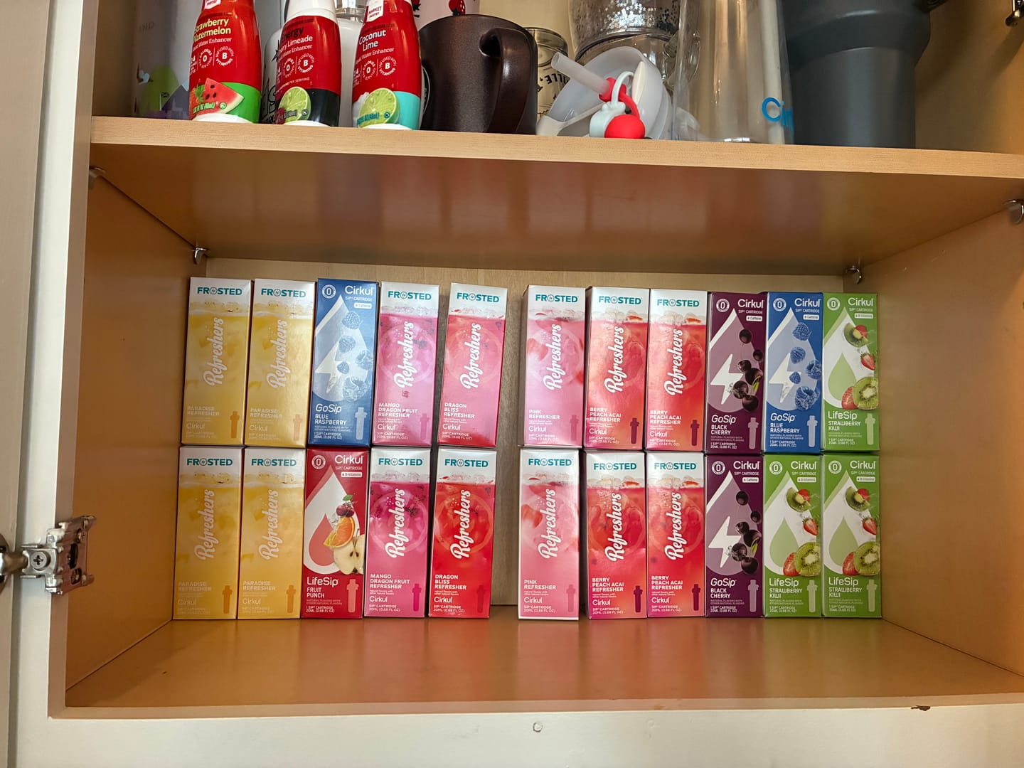 Customer photo review of Frosted Berry Peach Acai Refresher