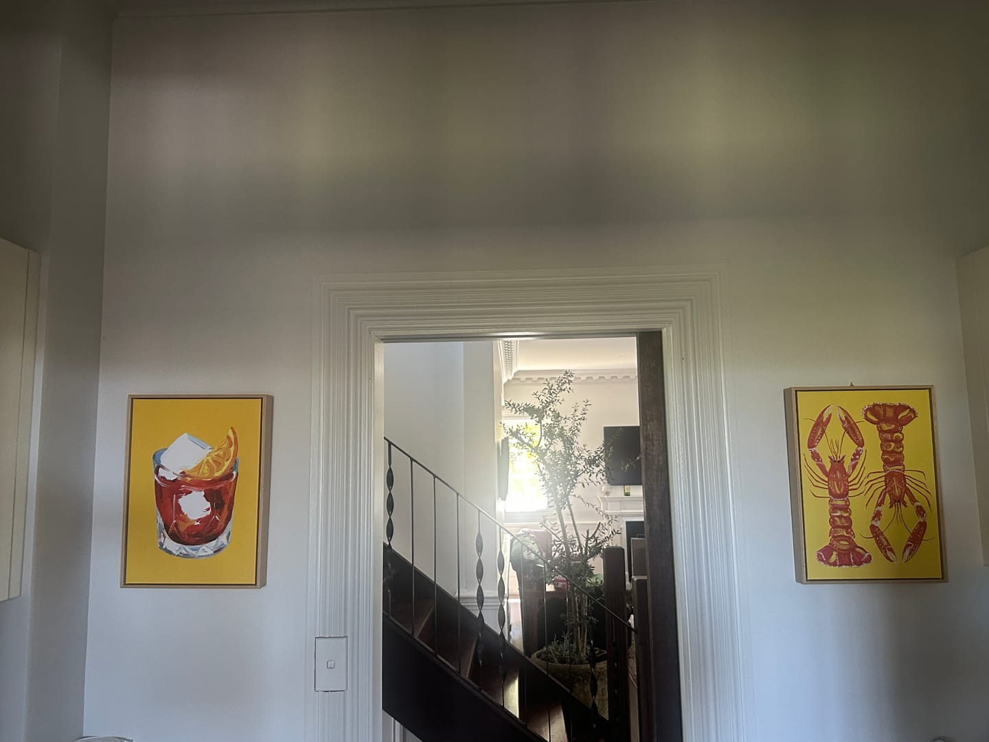 Customer photo review of Negroni Sunshine Yellow by Alice Straker | Framed Canvas Wall Art
