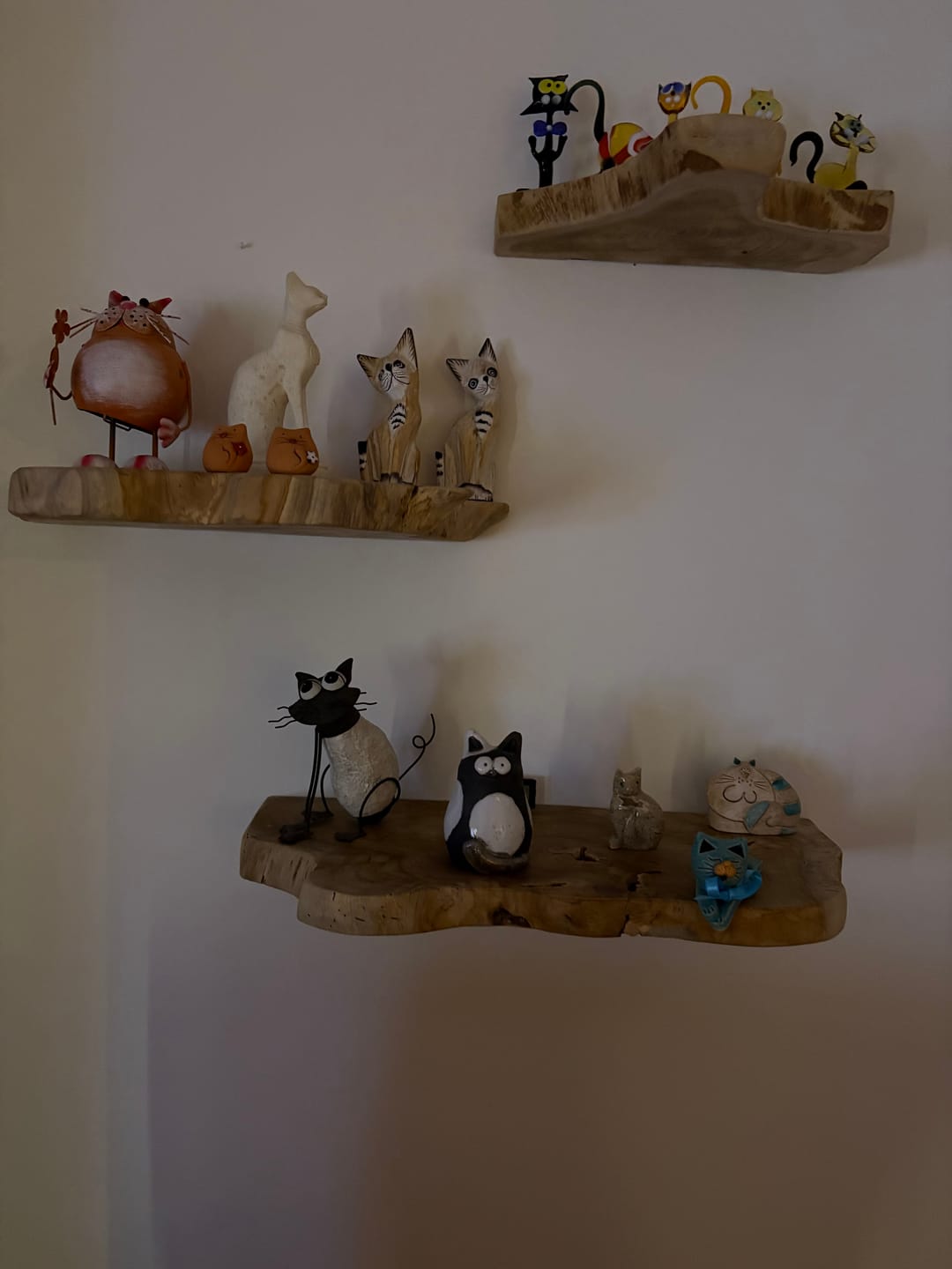 Customer photo review of Wandplank set van 3 Boomstam Nature | zwevend