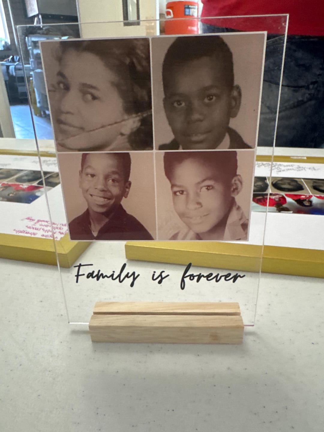 Customer photo review of Photo Collage Plaque