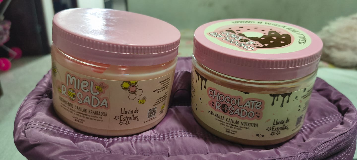 Customer photo review of TRATAMIENTO MIEL ROSADA
