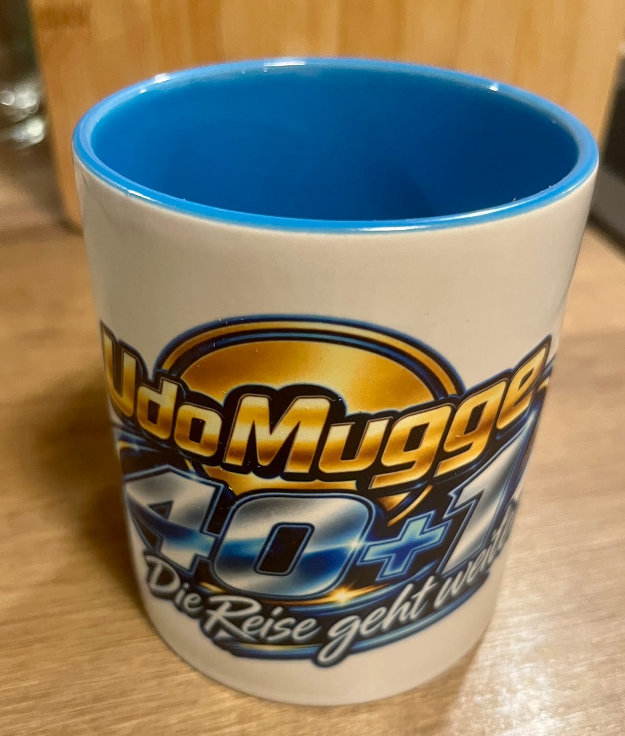 Customer photo review of Tassen mit Logo bedrucken – ab 10 Stück 325ml - Spülmaschinenfest
