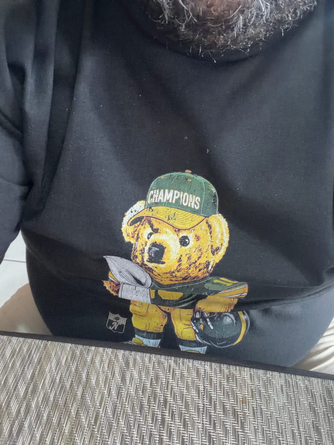 Customer photo review of Green Bay Bear T-Shirt