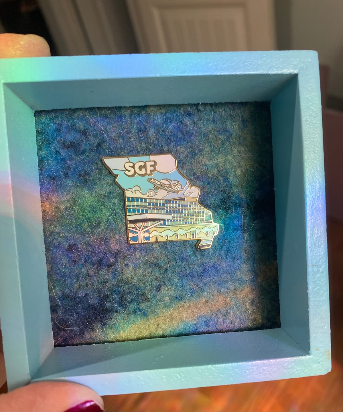 Customer photo review of SGF Airport Pin – Springfield-Branson National Airport, Missouri