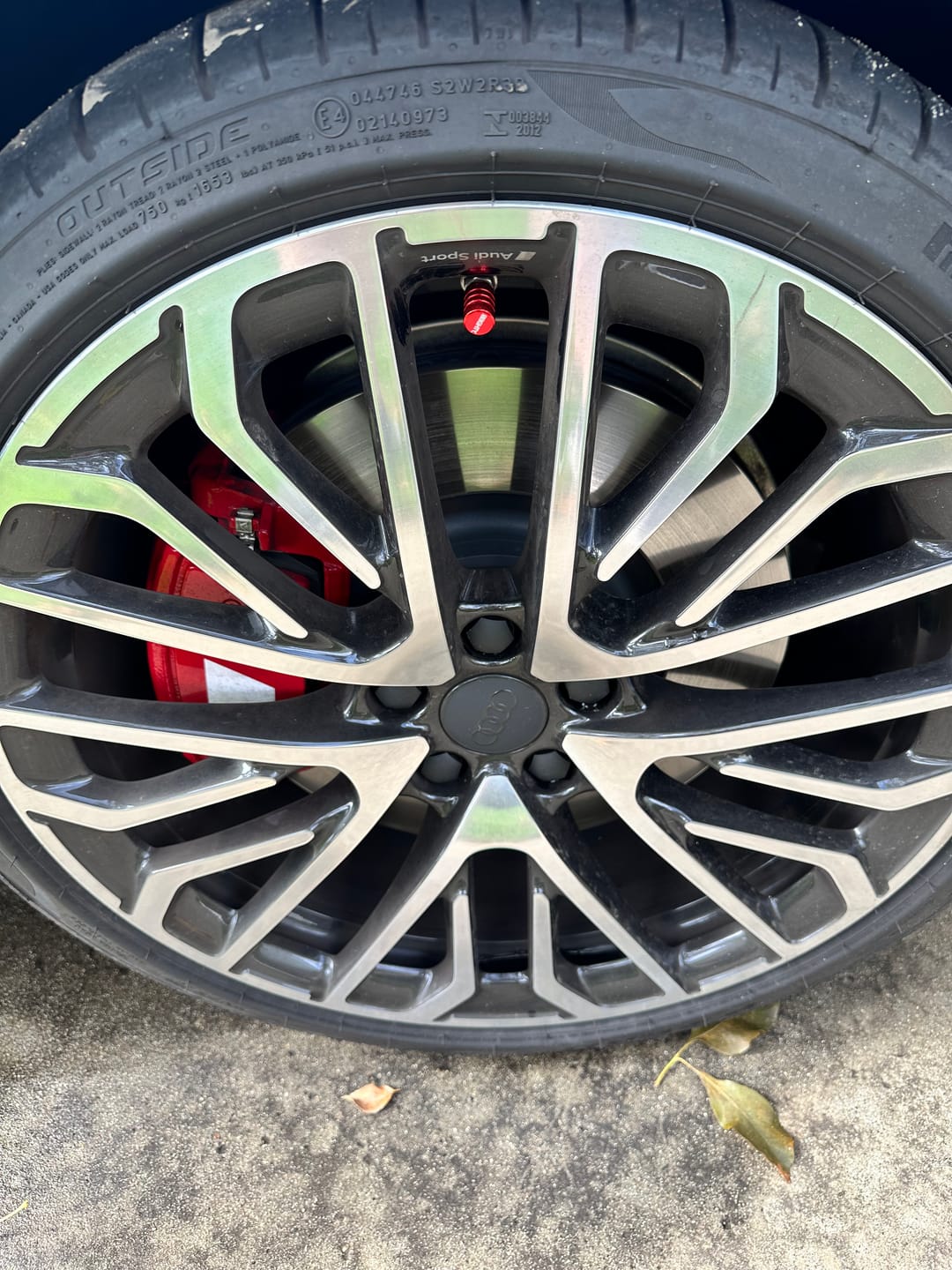 Customer photo review of 80Eighty® Red Valve Stem Caps