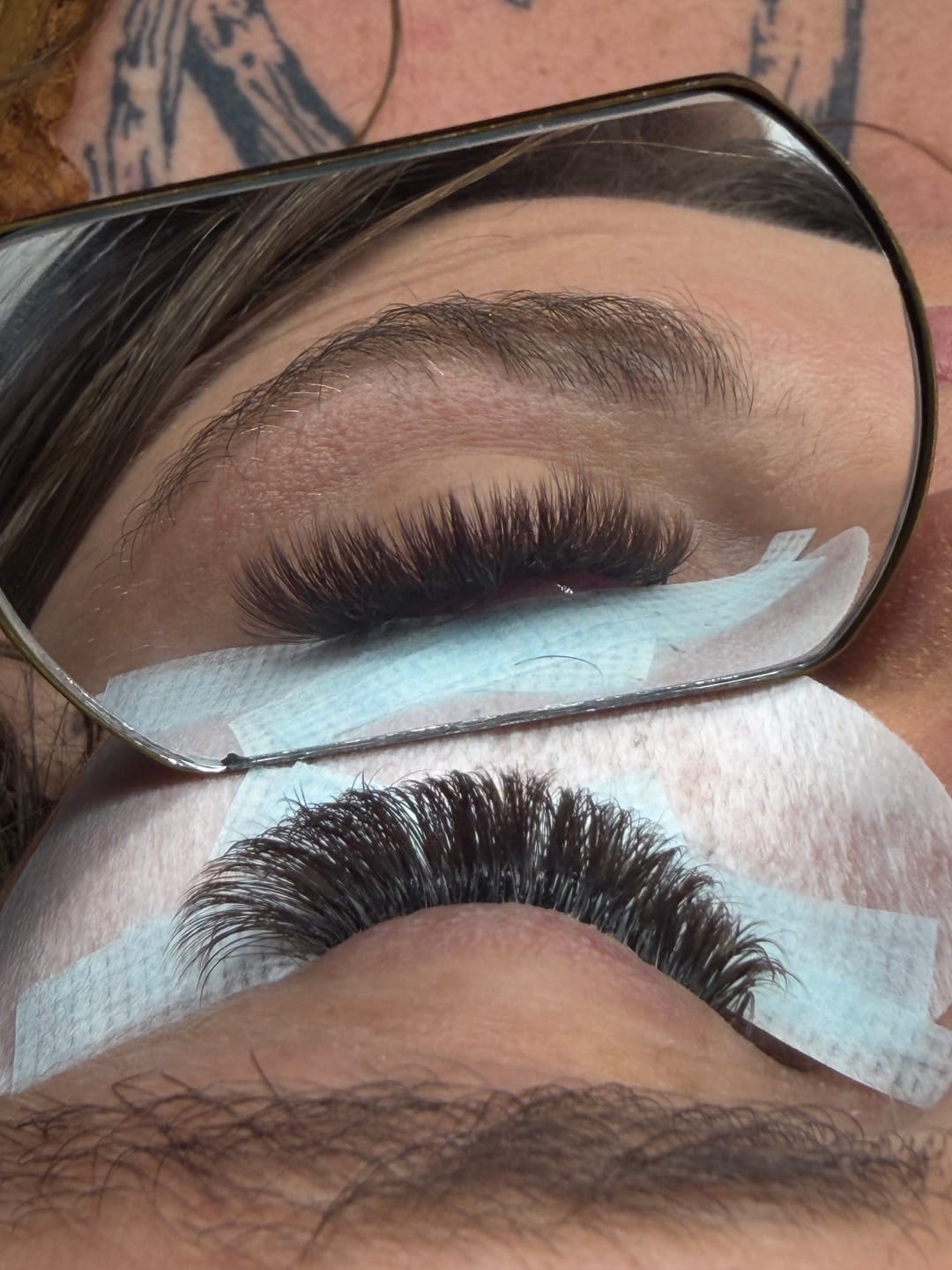 Customer photo review of Brown Color Lash 0.03/0.05mm